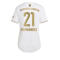 Bayern Munich Lucas Hernandez #21 Fotballklær Bortedrakt Dame 2022-23 Kortermet